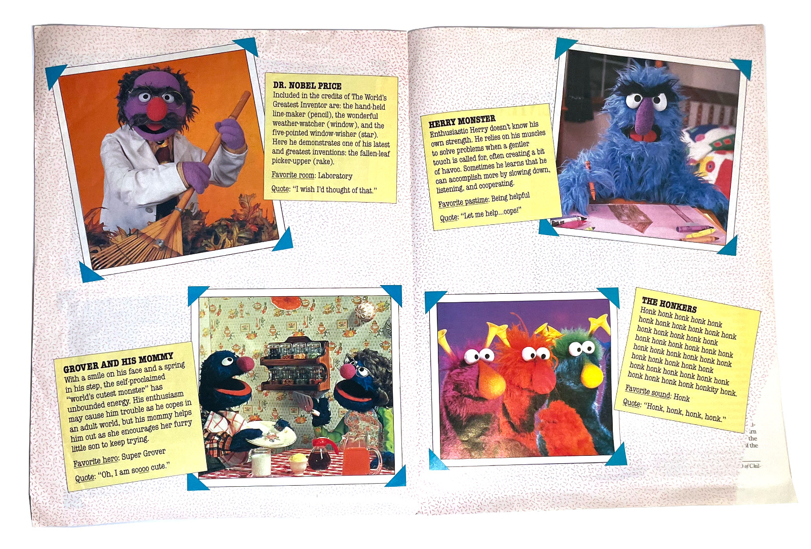 Sesame Street Family Album – 20 Years and Still Counting – 1989 Photo Book