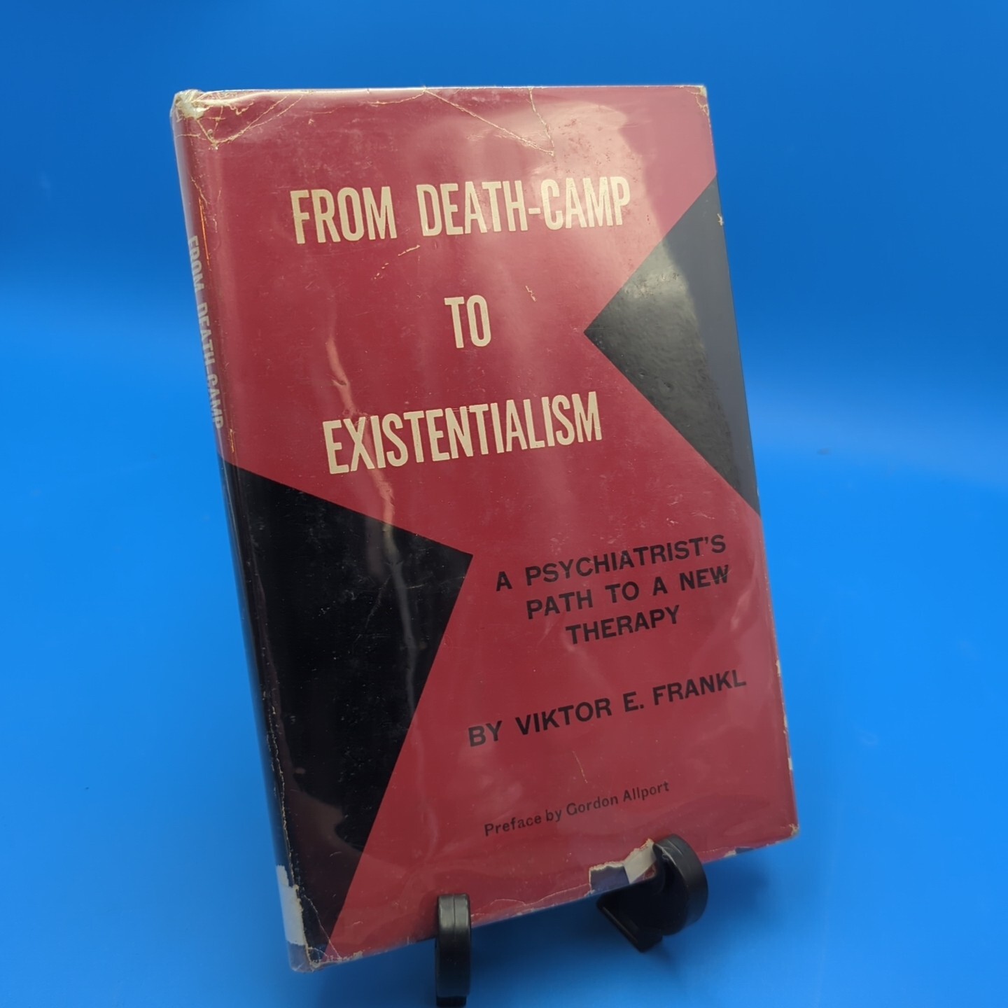 From Death-Camp to Existentialism Viktor Frankl 1959 1st Edition 1st Print HCDJ