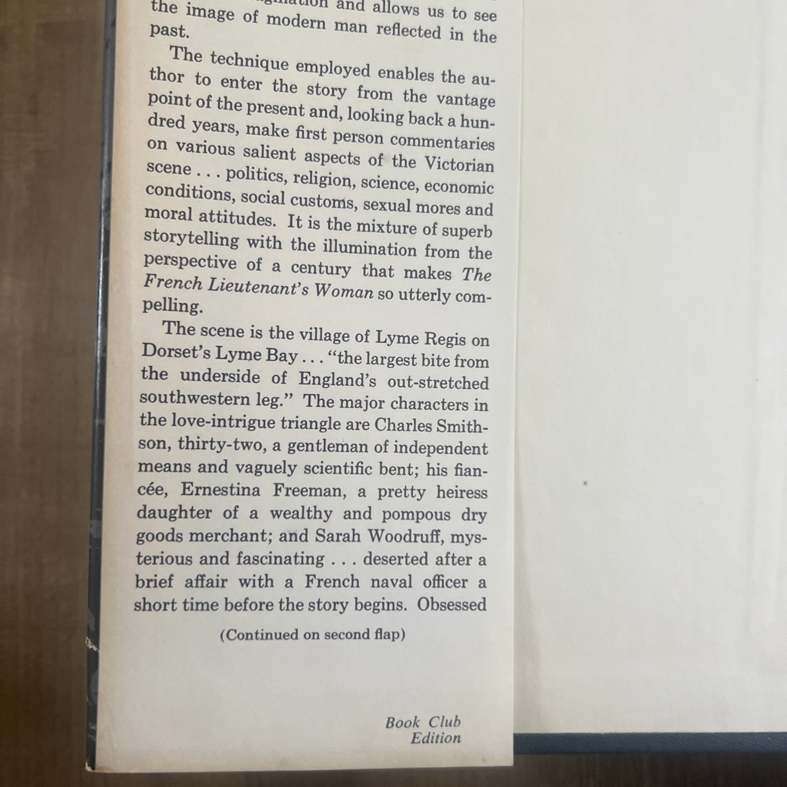 The French Lieutenant’s Woman by John Fowles 1969 1st Book Club Edition HCDJ