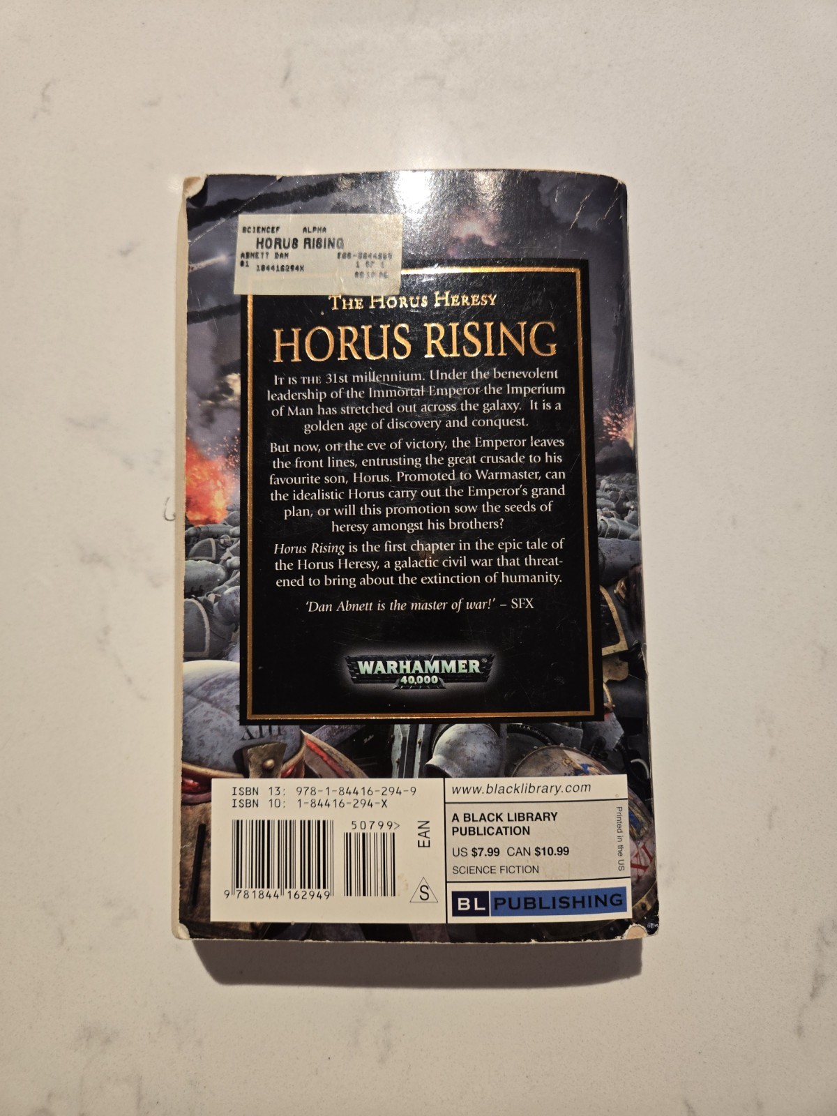 The Horus Heresy Horus Rising Book Novel PB Warhammer 40K 40000