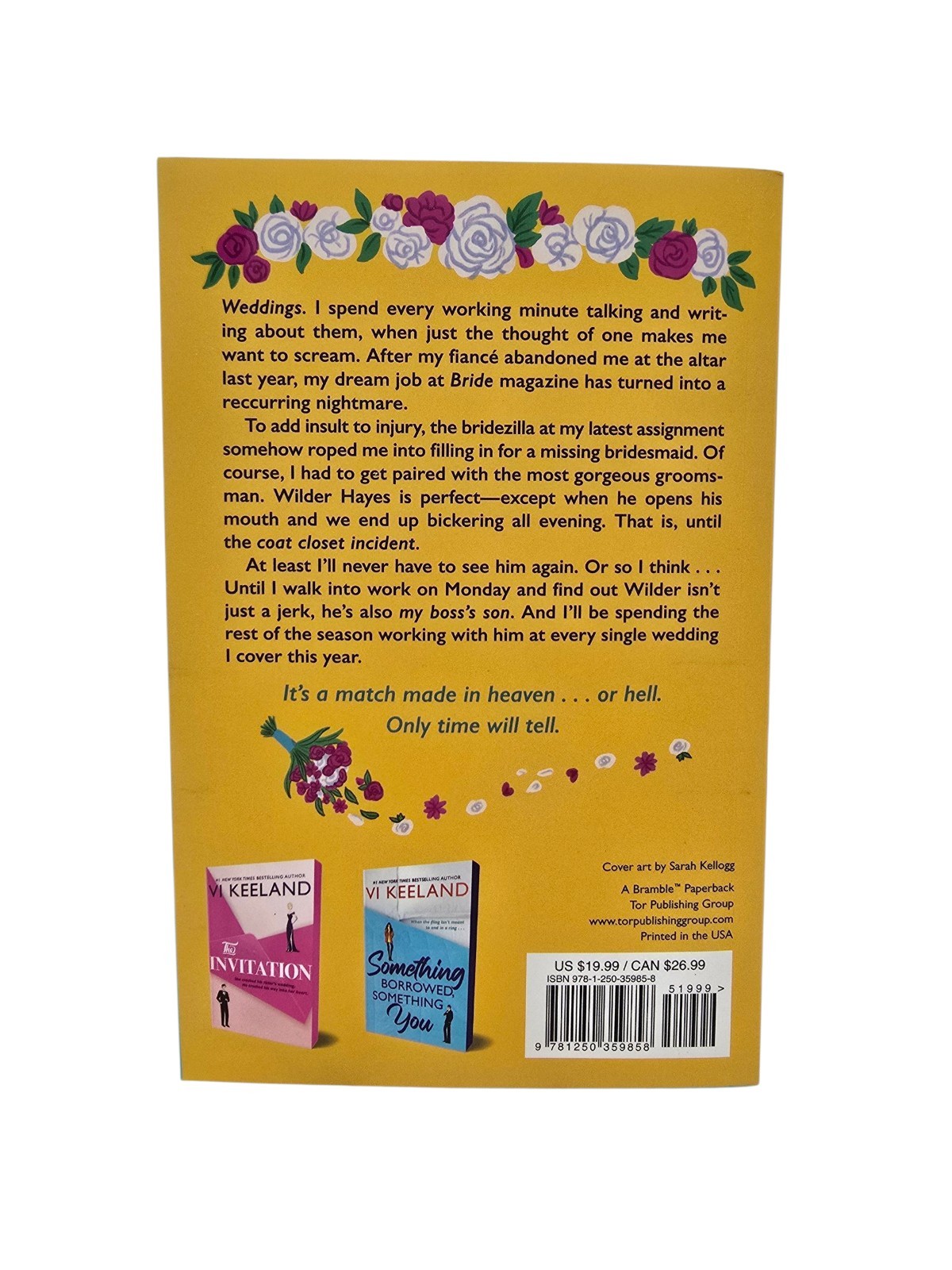 Jilted From Ditched by the Groom to Kissed by the Groomsman by Vi Keeland NEW