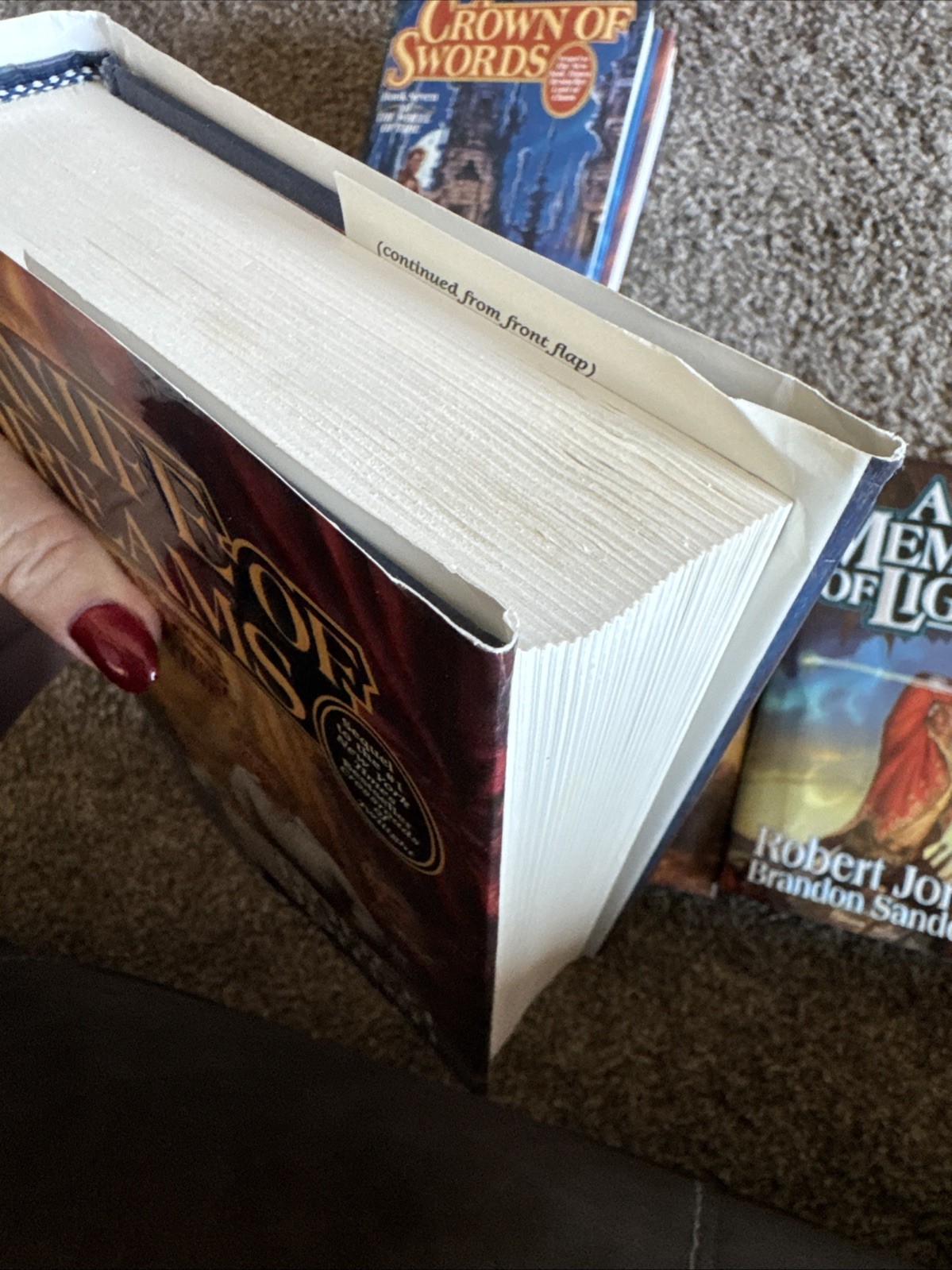 Robert Jordan Wheel of Time Books 6, 7, 8, 11 & 14 Final Print (Lot-5) Hard Back