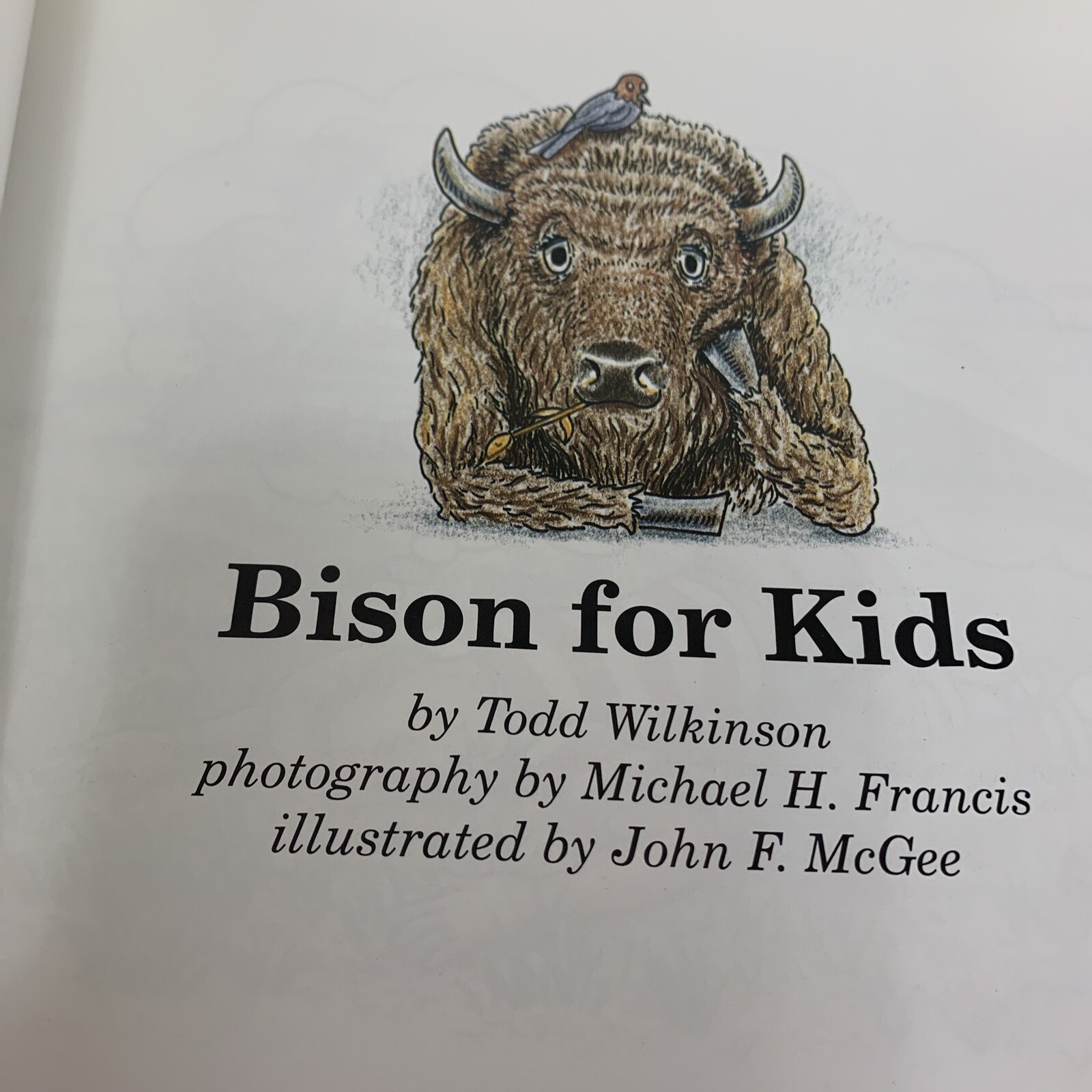 Wildlife for Kids Ser.: Bison for Kids by Todd Wilkinson (1994, Trade Paperback)