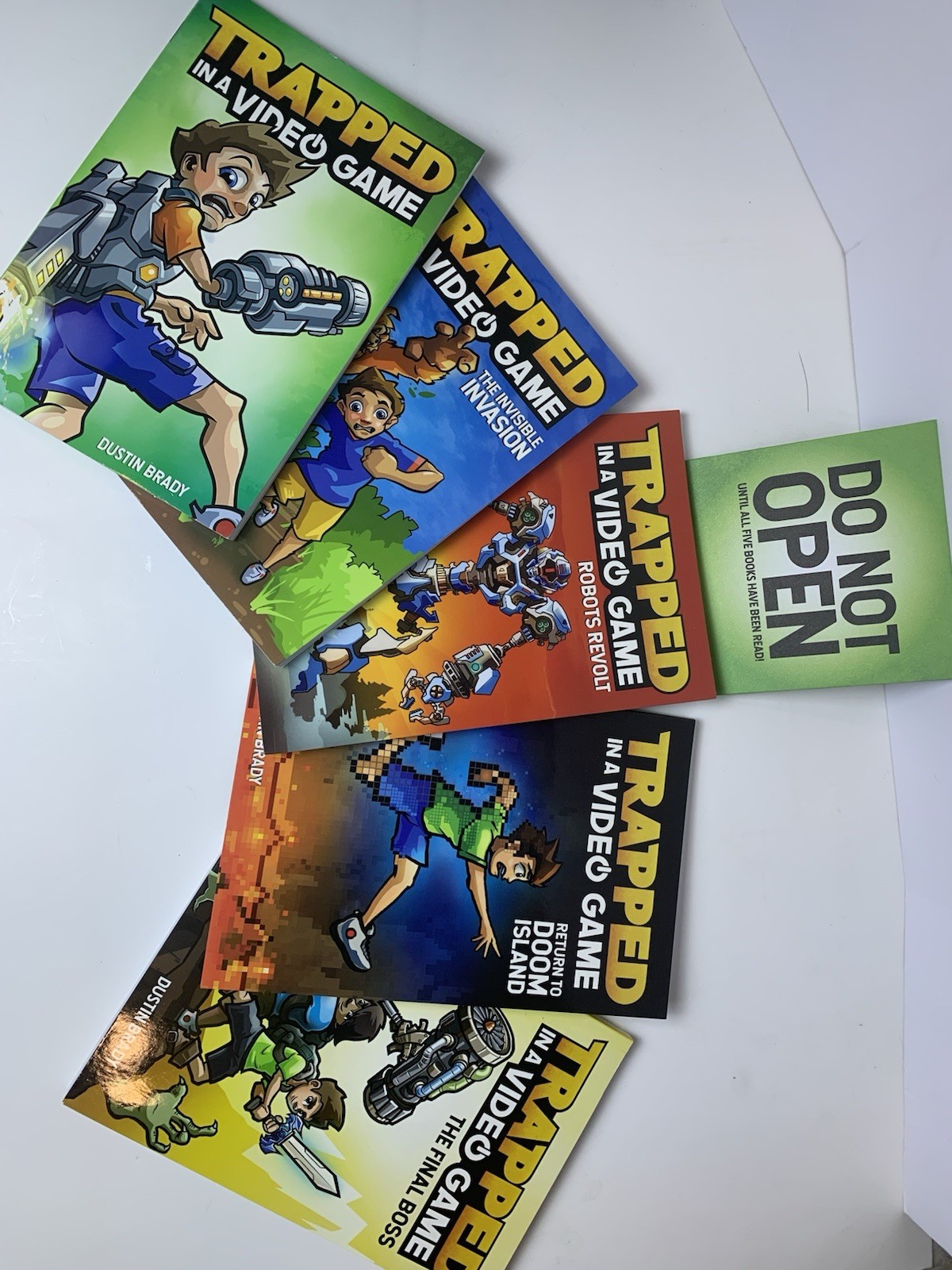 Trapped in a Video Game The Complete Series Books 1-5 Dustin Brady Box Set