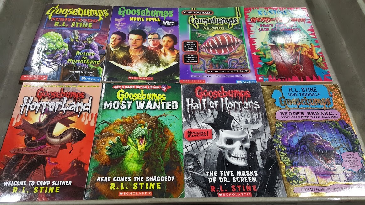 Goosebumps Books – Lot of 10 – Random mix/Unsorted