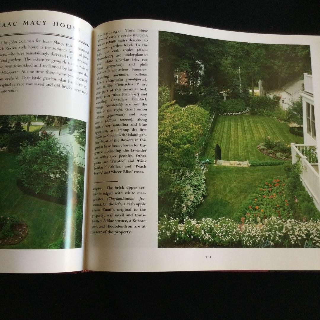 Nantucket Island Gardens & Interiors Photo Book, 230 Pages, Vintage Condition