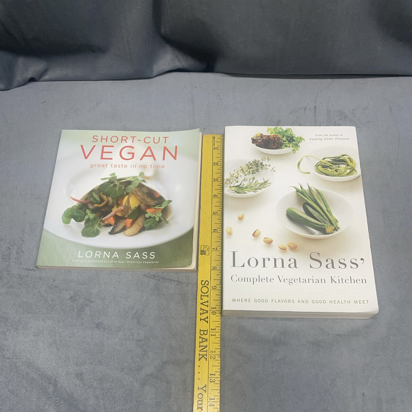 Vegan & Vegetarian Book Lot Lorna Sass’ Complete Vegetarian Kitchen & Short-Cut