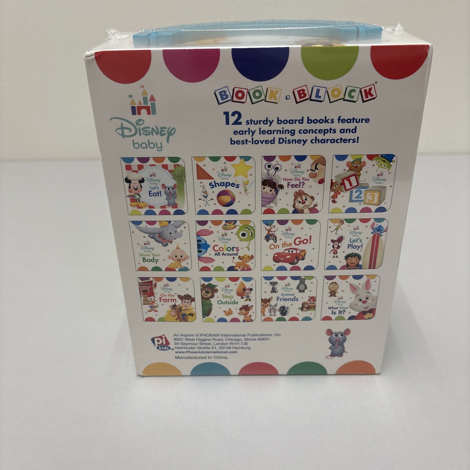 Disney Baby: 12 Board Books by PI Kids – New & Sealed