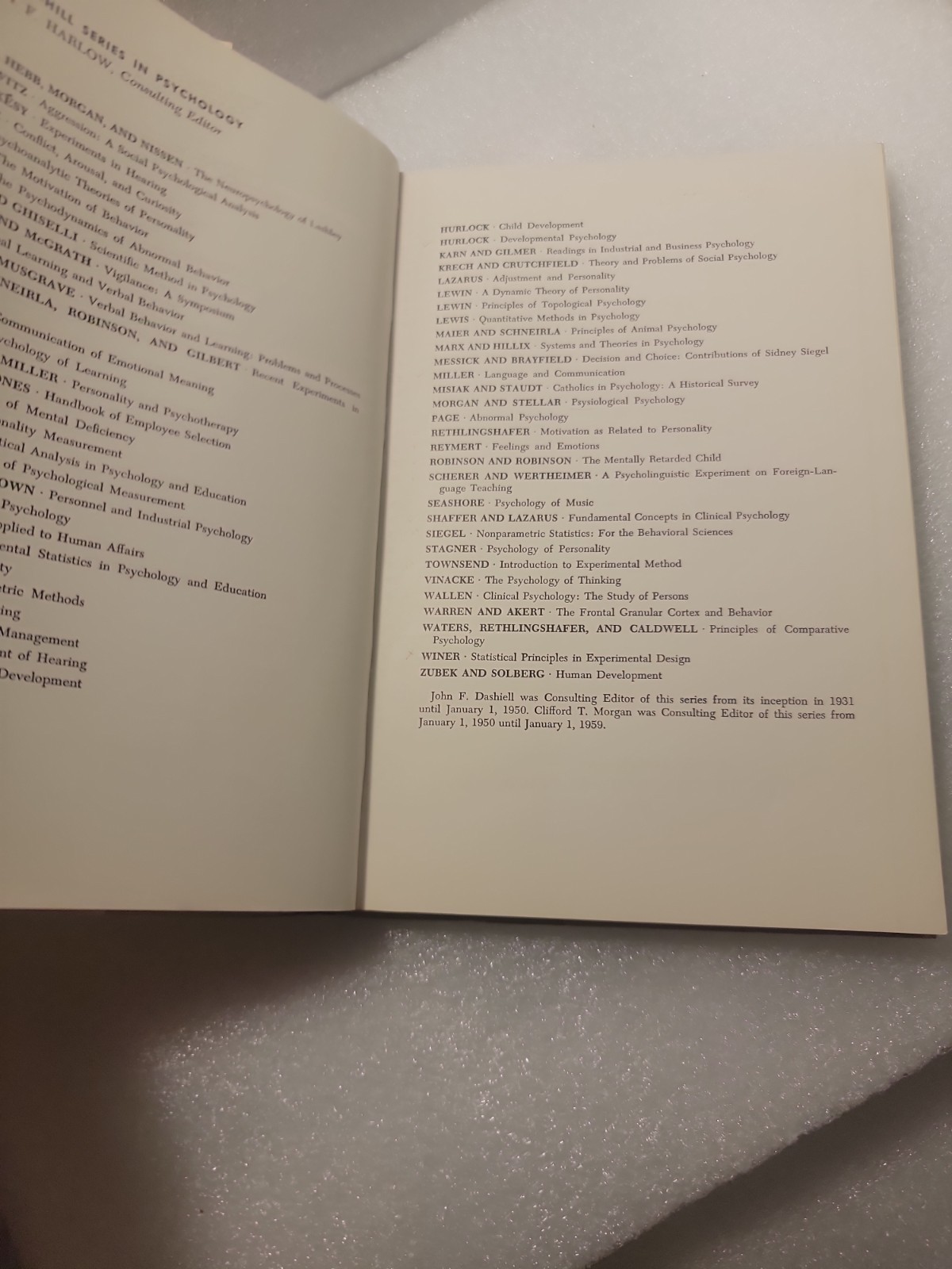 Introduction to Experimental Method by Townsend, John C – paperback 1953