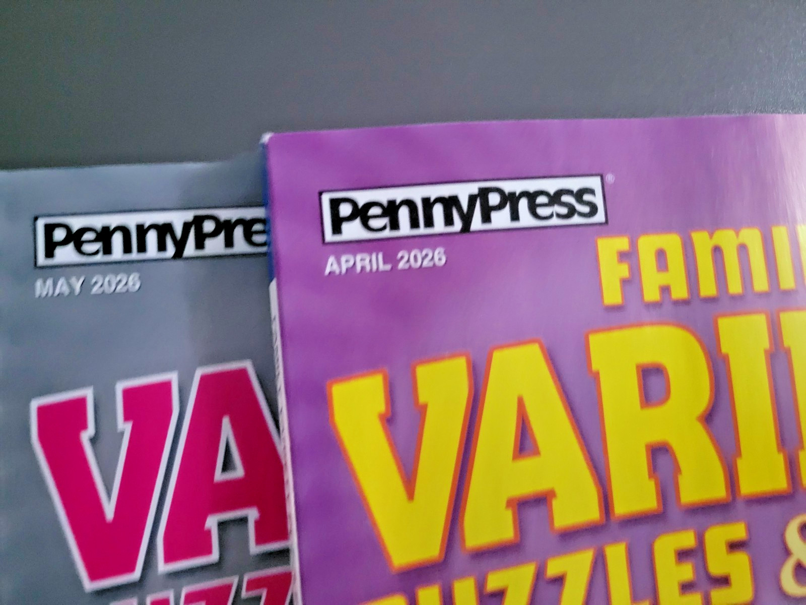 Lot of 2 Family Variety Puzzles & Games by Penny Press – Over 350 Puzzles Each!