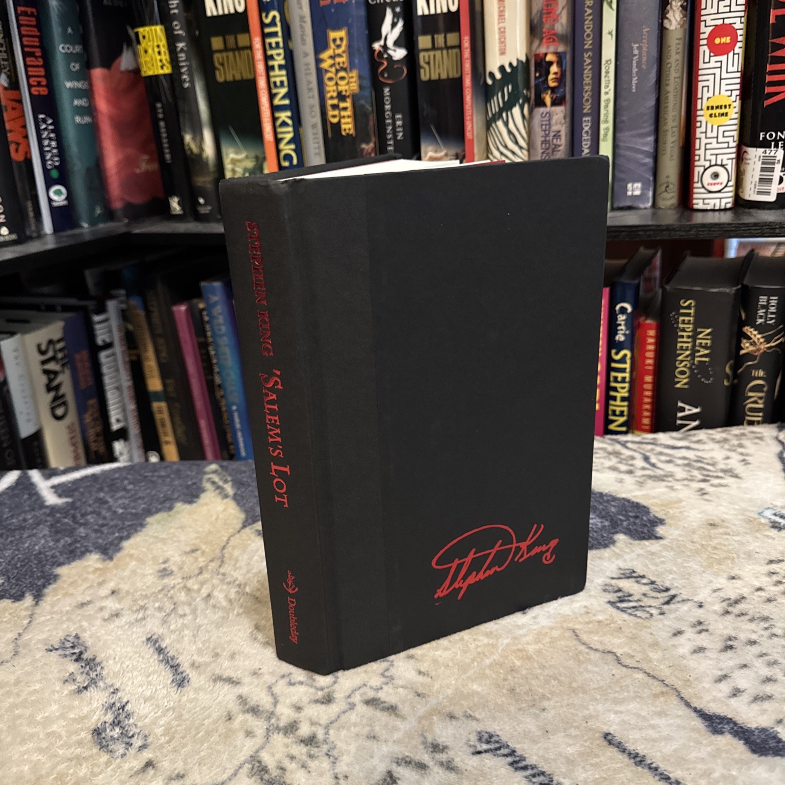 ‘Salem’s Lot by Stephen King (Hardcover) Doubleday Thomas Holdorf Cover, VG