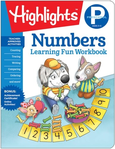 Preschool Numbers (Highlights Learning Fun Workbooks), , Very Good Book