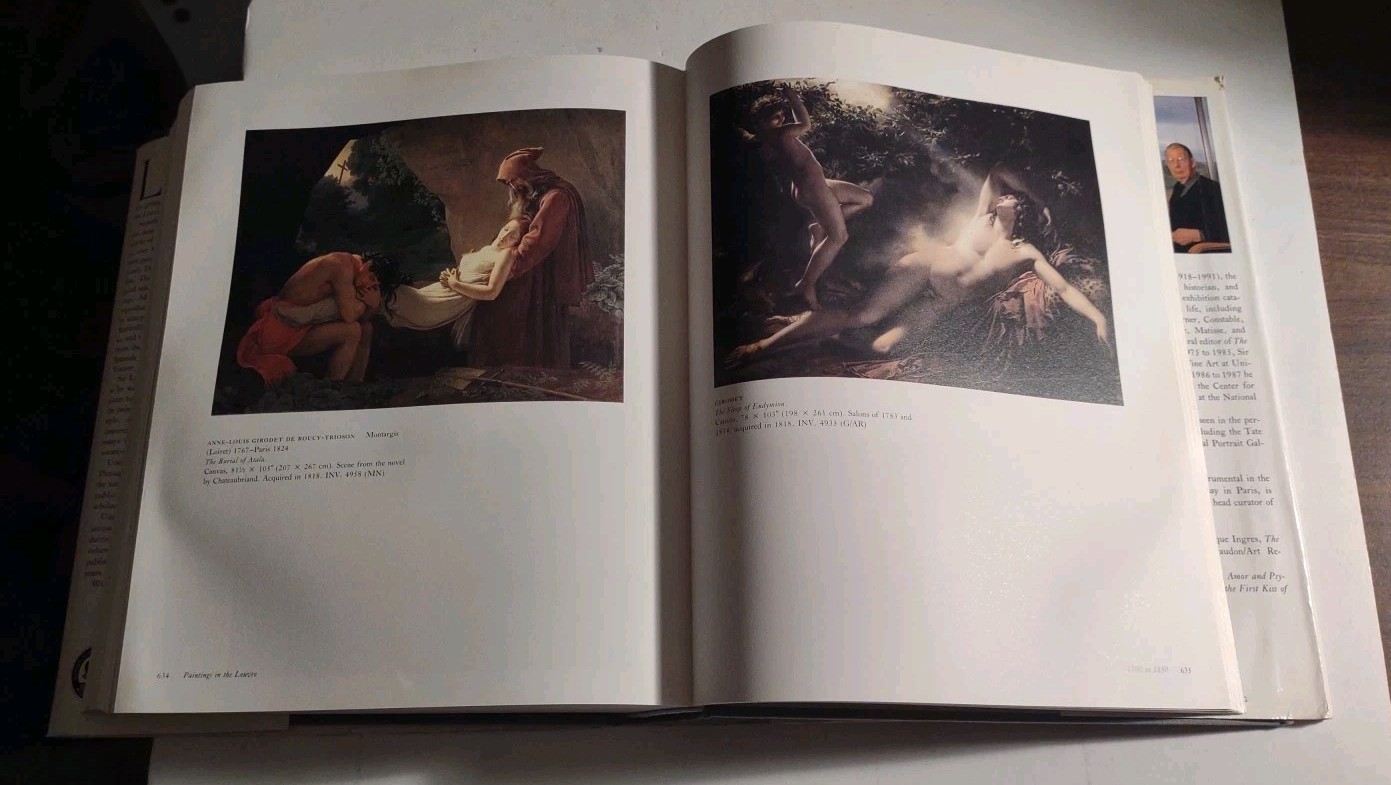 Paintings in the Louvre Hardcover Book By Lawrence Gowing Stewart Tabori & Chang