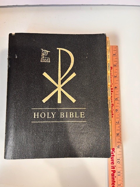 Holy Bible New American Bible NAB Catholic Press World First Edition 1970