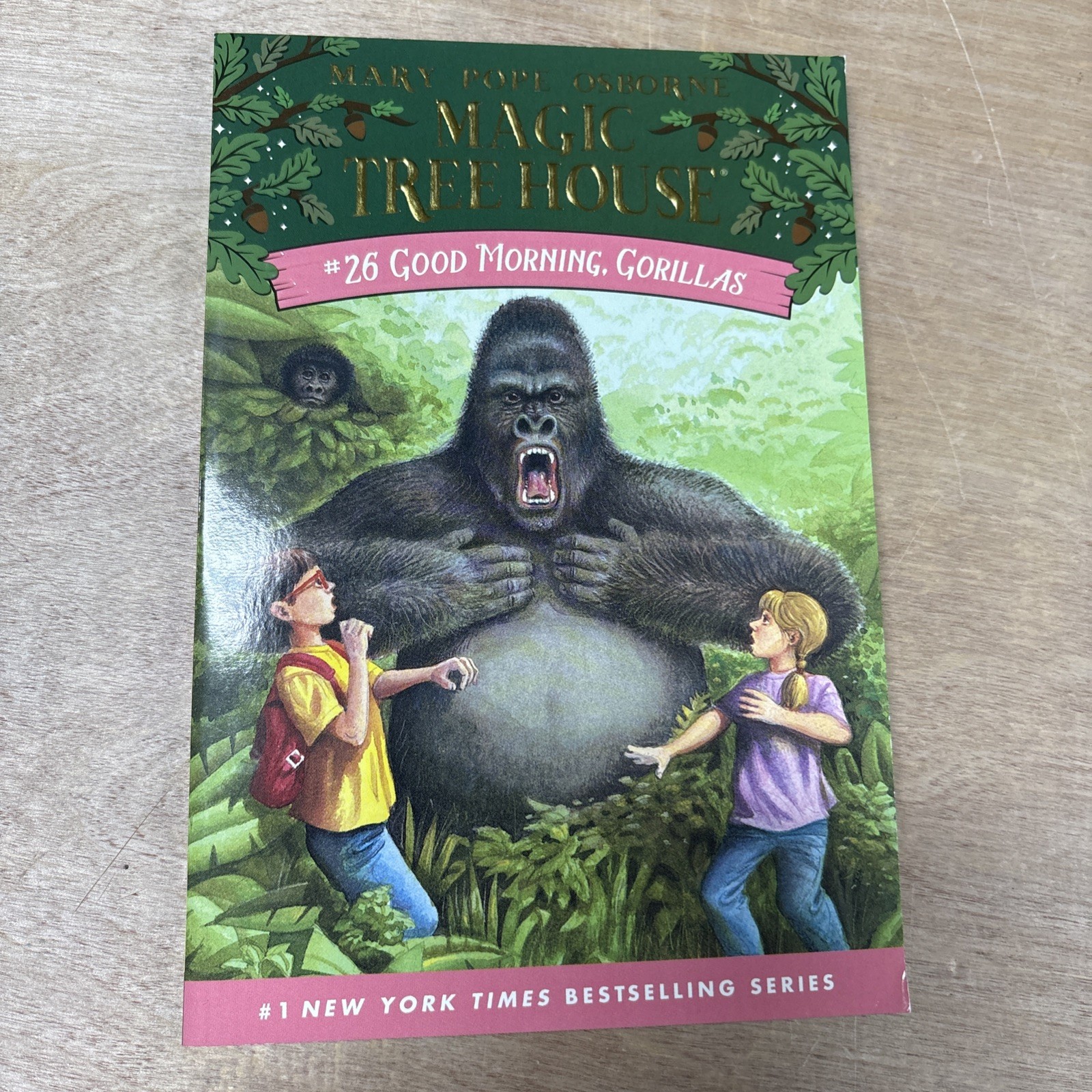 Good Morning, Gorillas by Mary Pope Osborne (2002, Mass Market)