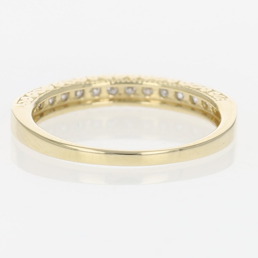 .18ctw Diamond Pavé Milgrain Scroll Wedding Band Ring 14k Yellow Gold Size 6