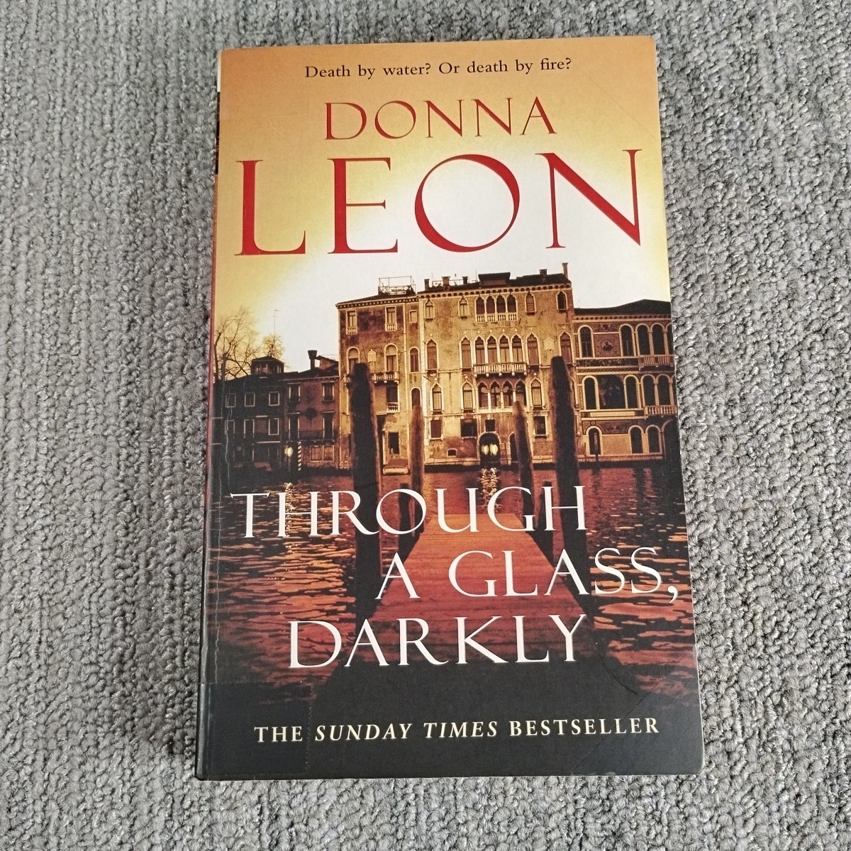 Donna Leon Commissario Brunetti Mystery Series 9 Paperback Book Lot Death Darkly