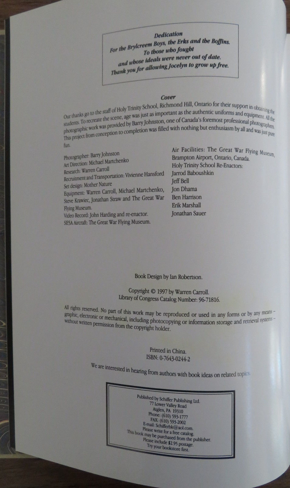 EAGLES RECALLED: AIR FORCE WINGS OF CANADA, GREAT BRITAIN & .. SIGNED BY AUTHOR