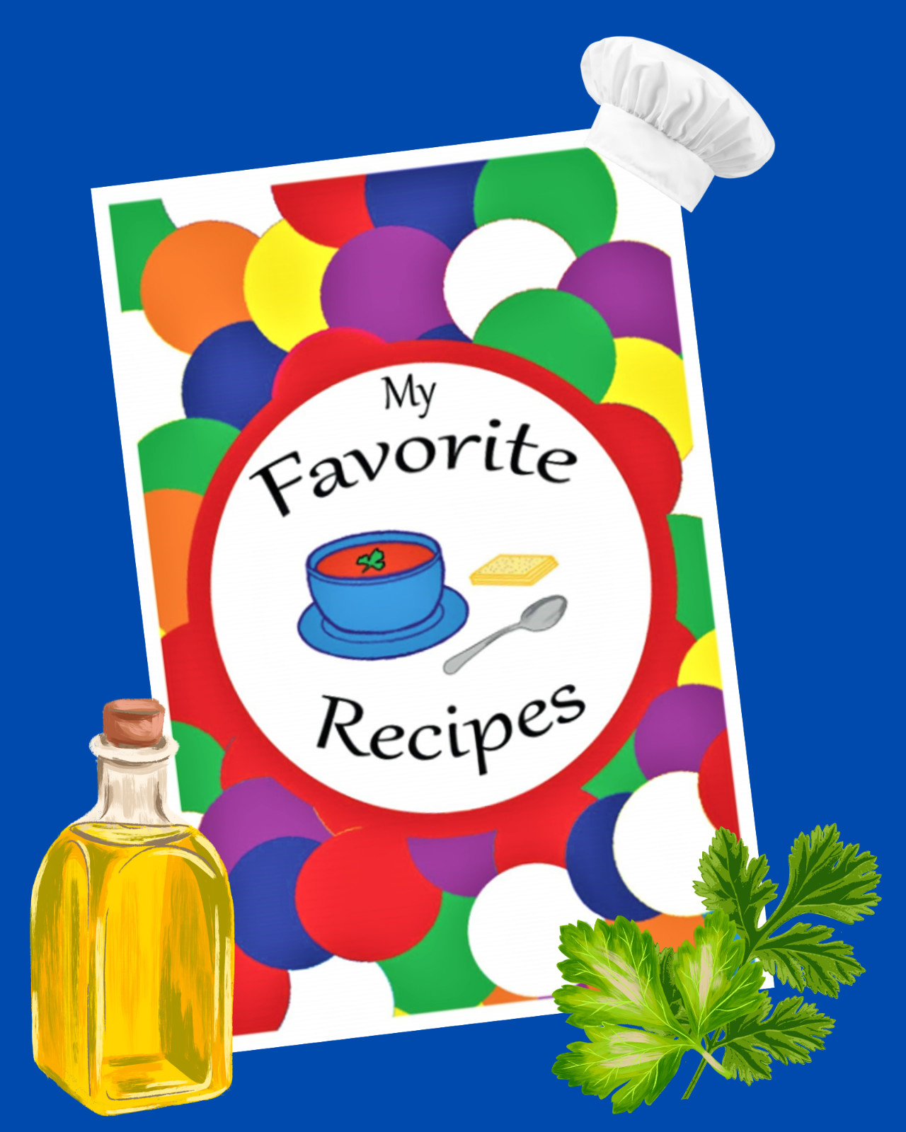 Blank Cookbook Recipe Book Variety to Choose From 9″ H x 6″ W 102 Pages