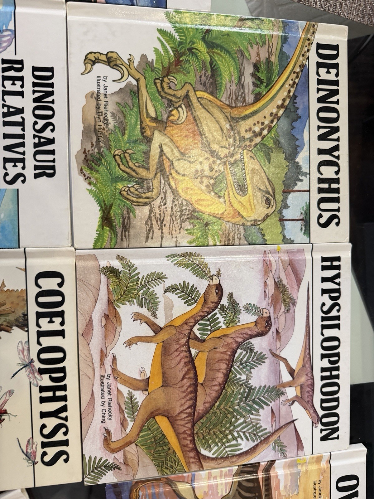 Lot of 7 Dinosaur Picture Books by Janet Riehecky Hardcover-Child’s World,Inc
