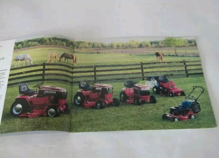 Wheel Horse 420-LSE 418-A 312-A 418-8 310-8 414-8 111-5 211-5 308-8 Brochure