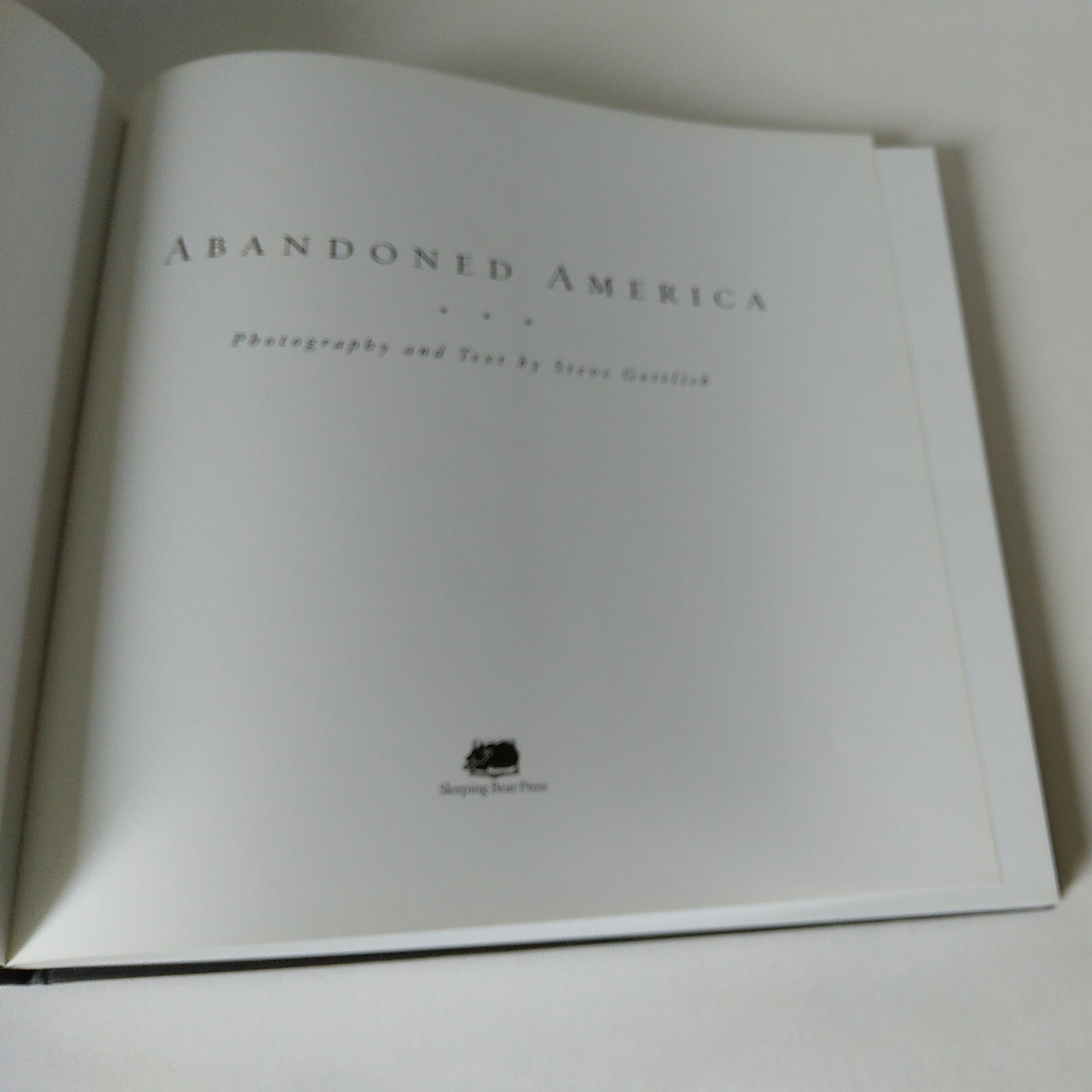 2003 “Abandned America”-By Steve Gottleib, Sleeping Bear Press 1st Ed. HC DJ GD