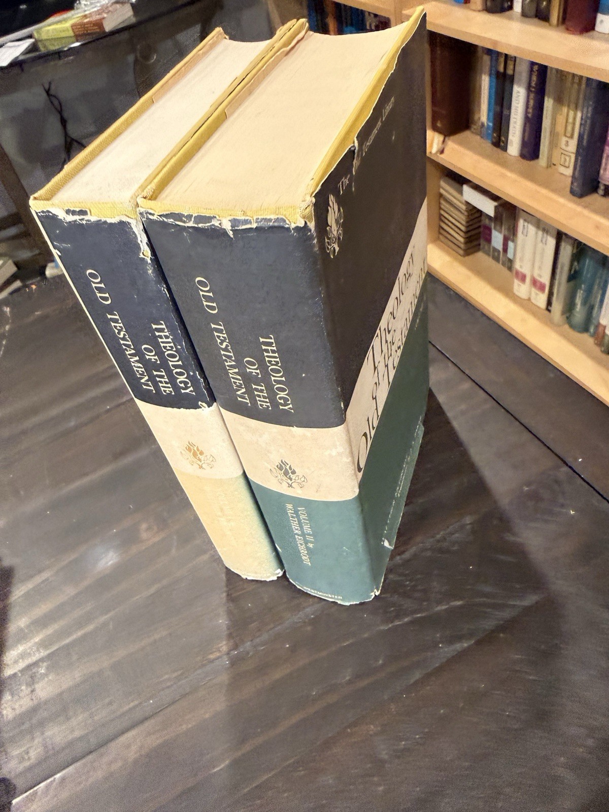 2 Vol Set Theology of the Old Testament Eichrodt Westminster Press HBDJ