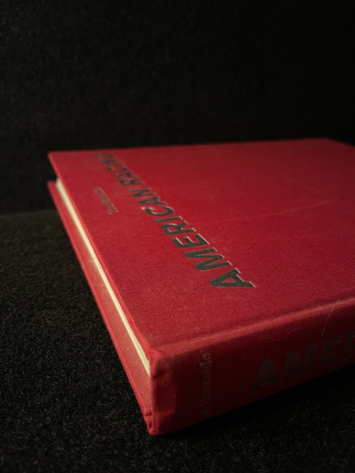 American Racing by Tom Burnside (Hardcover) Racing Photo Catalog – Very Good