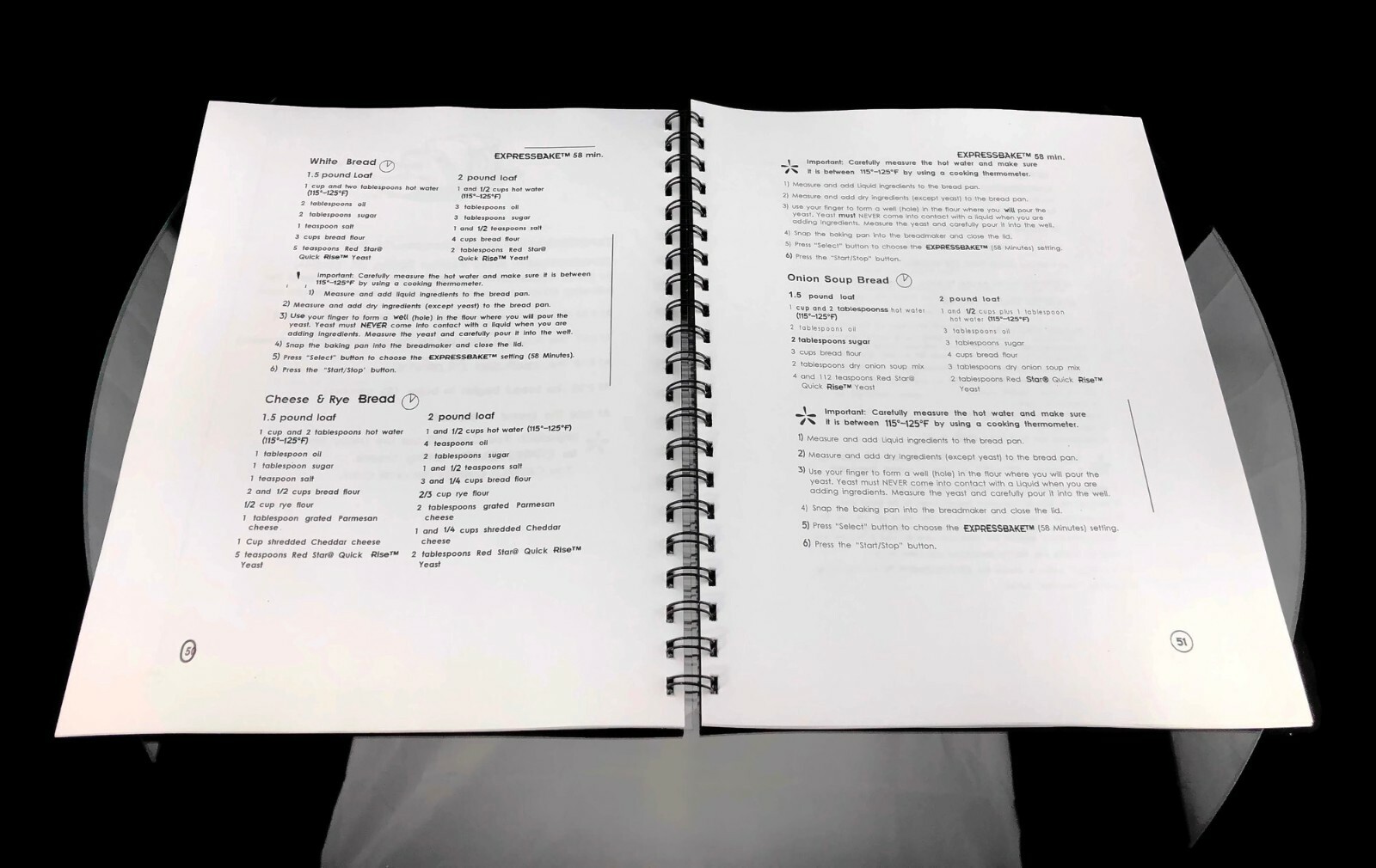 Oster 5815 Manual: Full Users Guide Coil Bound 74 Pages