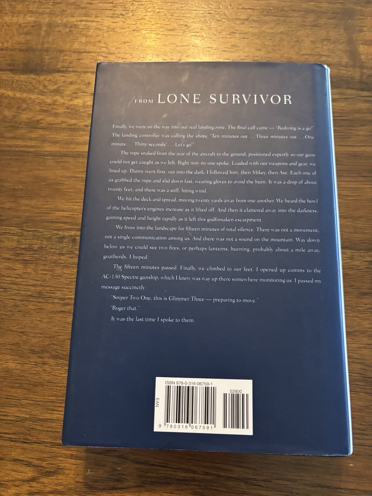SIGNED Lone Survivor By Marcus Luttrell Later Printing 1st Edition 2012 HCDJ