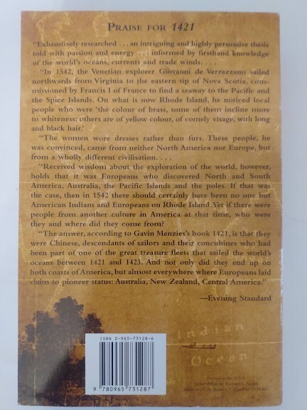 1421: The Year China Discovered America by Menzies, Gavin