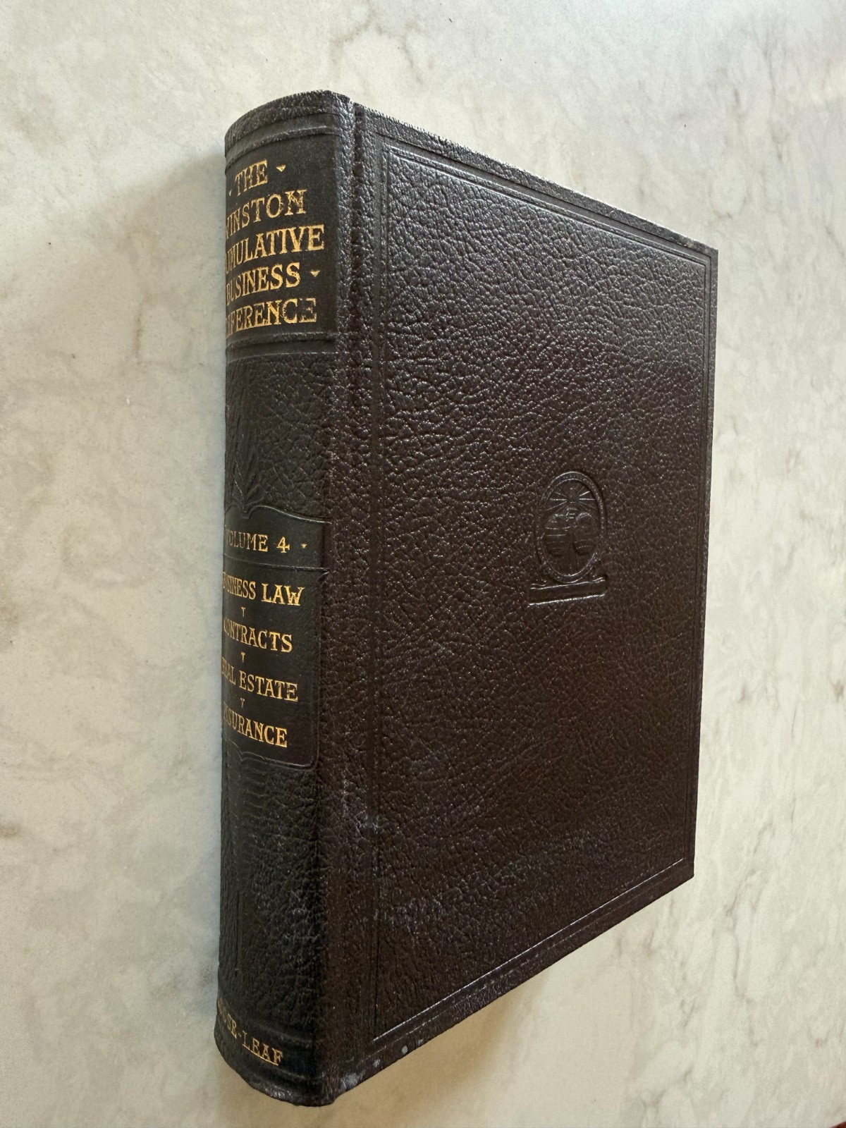 Winston Cumulative Business Reference, Vol 4, Business Law/Contracts/Real Estate
