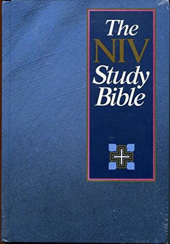 The Niv Study Bible: New International Version – Hardcover – ACCEPTABLE