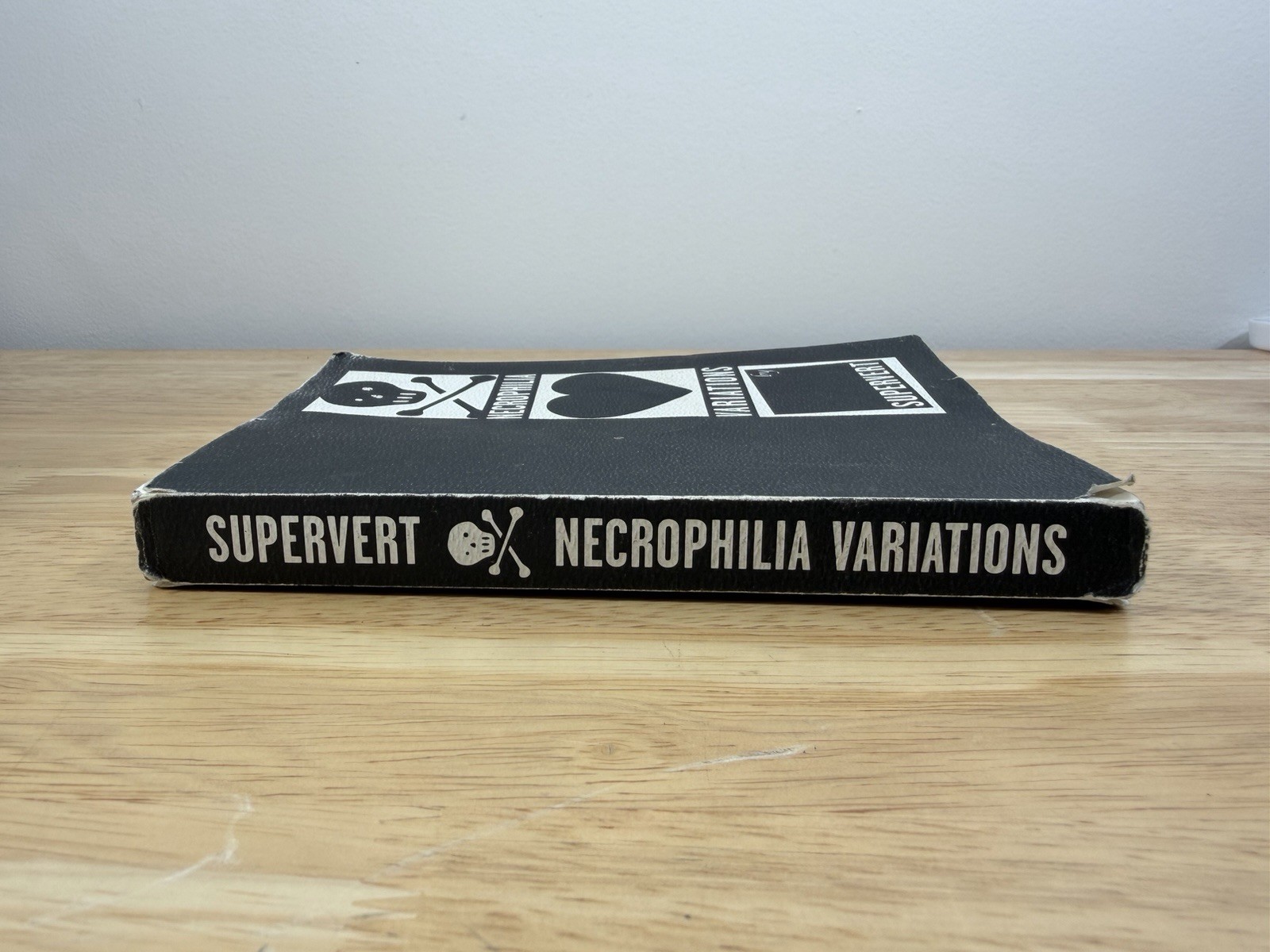 Necrophilia Variations Supervert paperback Collectible – Very Good