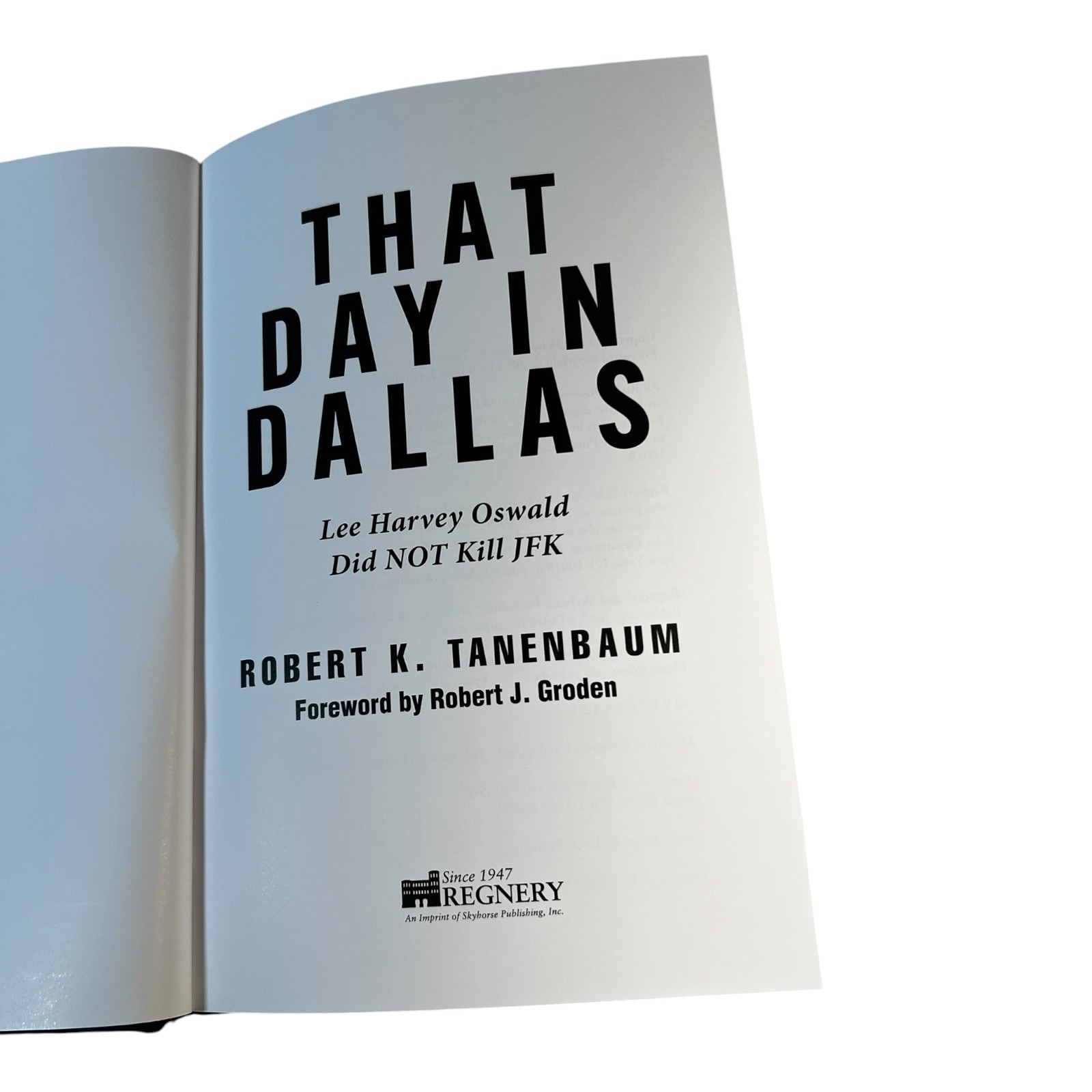 That Day in Dallas Robert Tanenbaum Hardcover JFK Assassination
