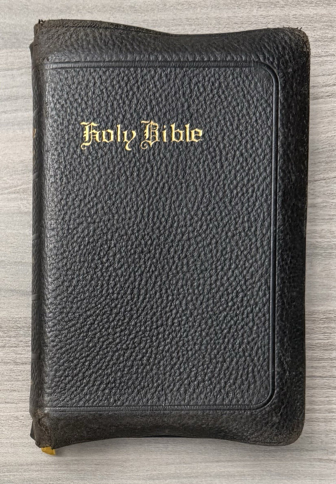 National KJV Bible 1939 Master Guide; Black GENUINE Leather; Indexed; Red Letter