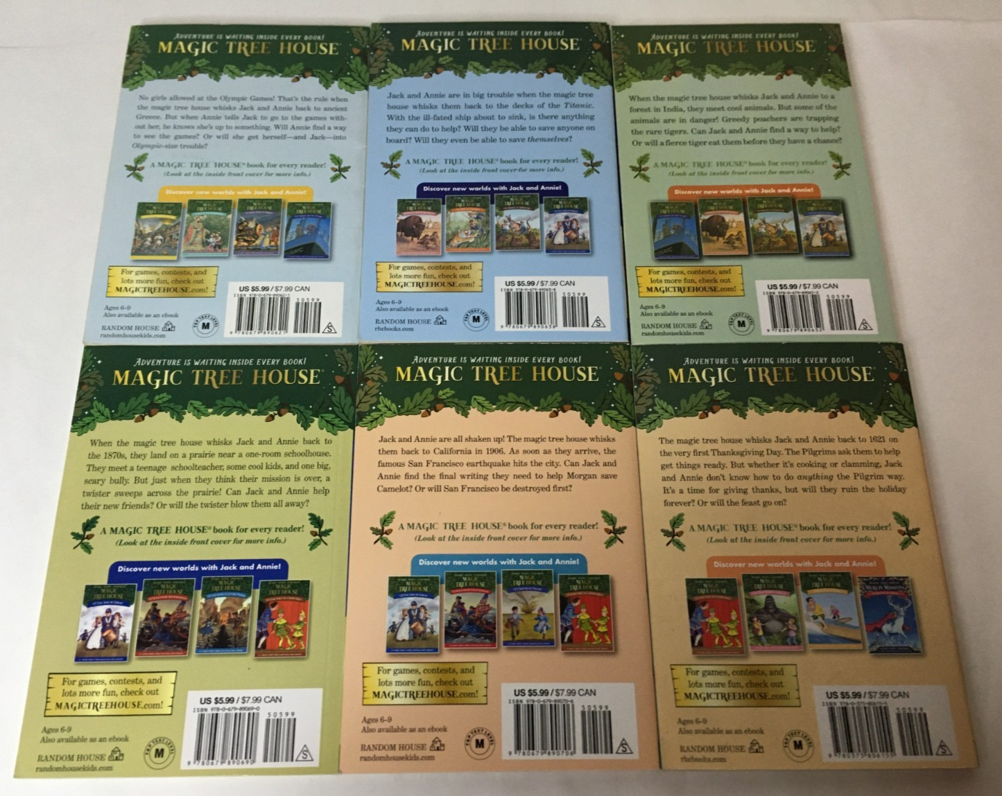 Lot of 14 Magic Tree House Original Series Books by Mary Pope Osborne Paperback
