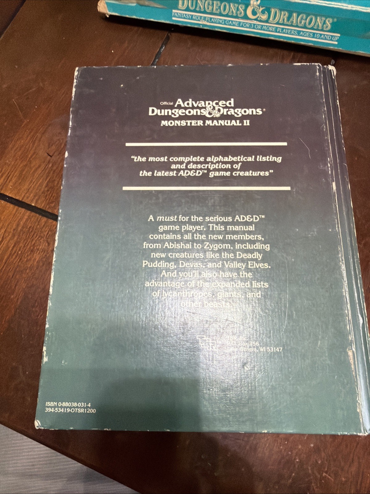 Monster Manual II 2 (Advanced Dungeons & Dragons) 1983 Gary Gygax TSR 2016