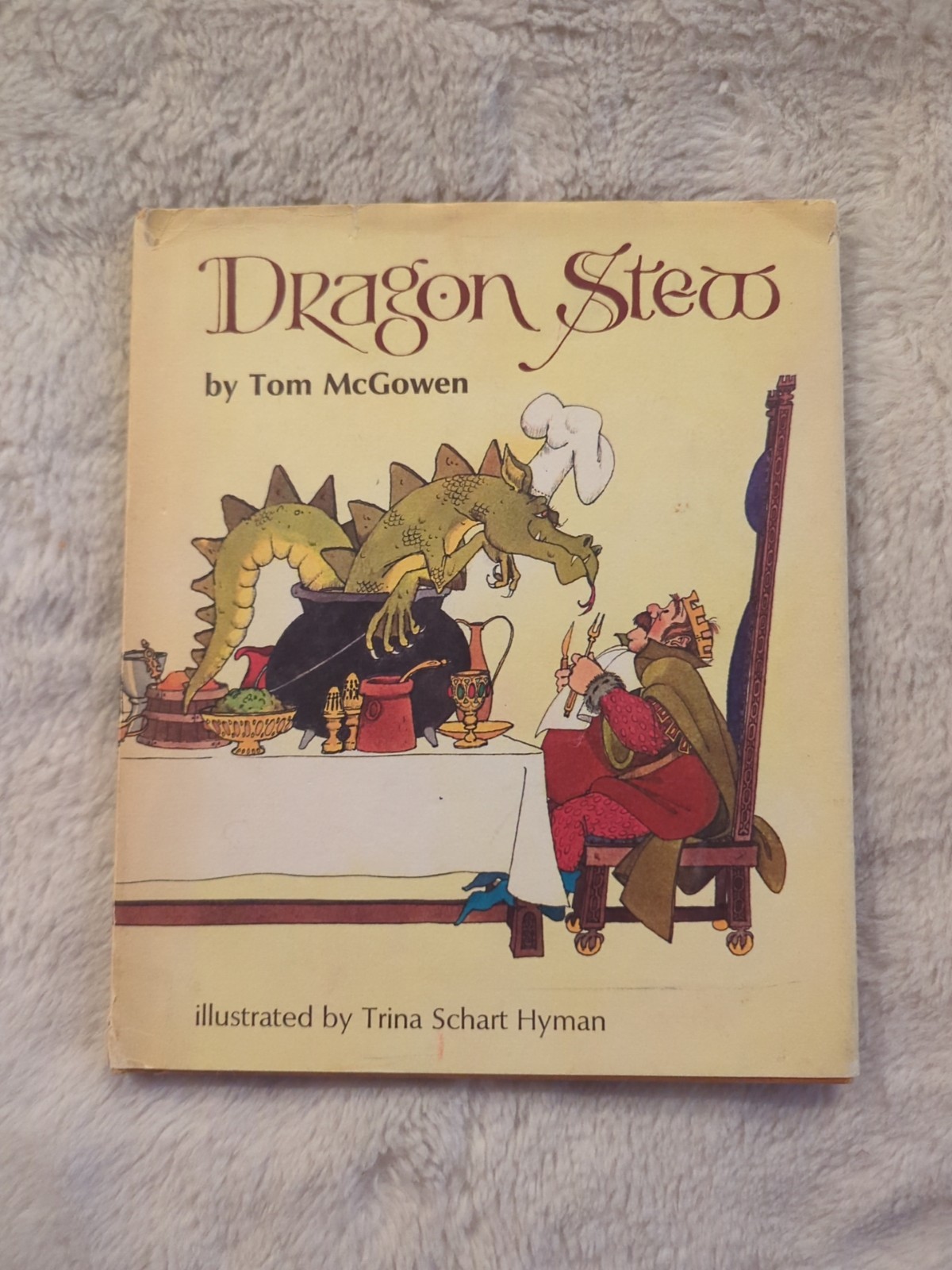 DRAGON STEW Tom McGowen Trina Schart Hyman HC DJ 1969 Vtg Follett 1st Ed 1st Pr