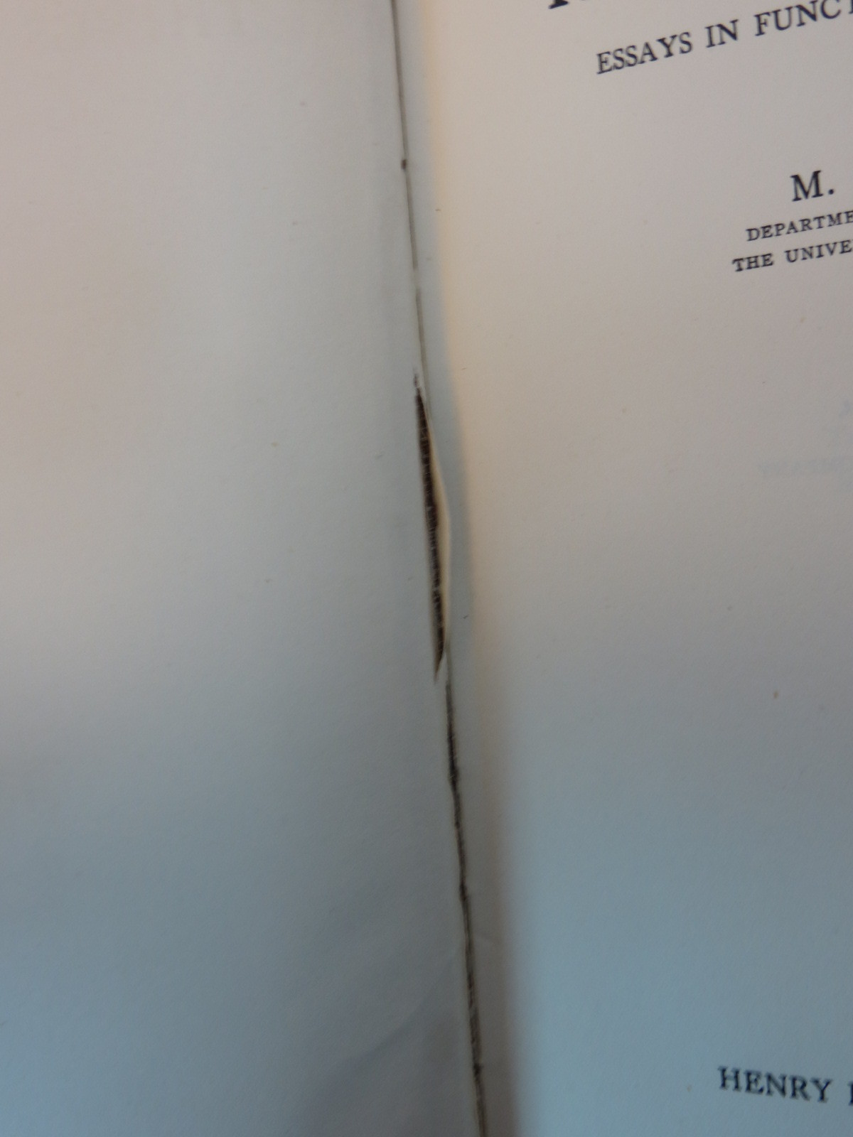 M.C. Otto THINGS AND IDEALS Henry Holt And Company New York, 1924