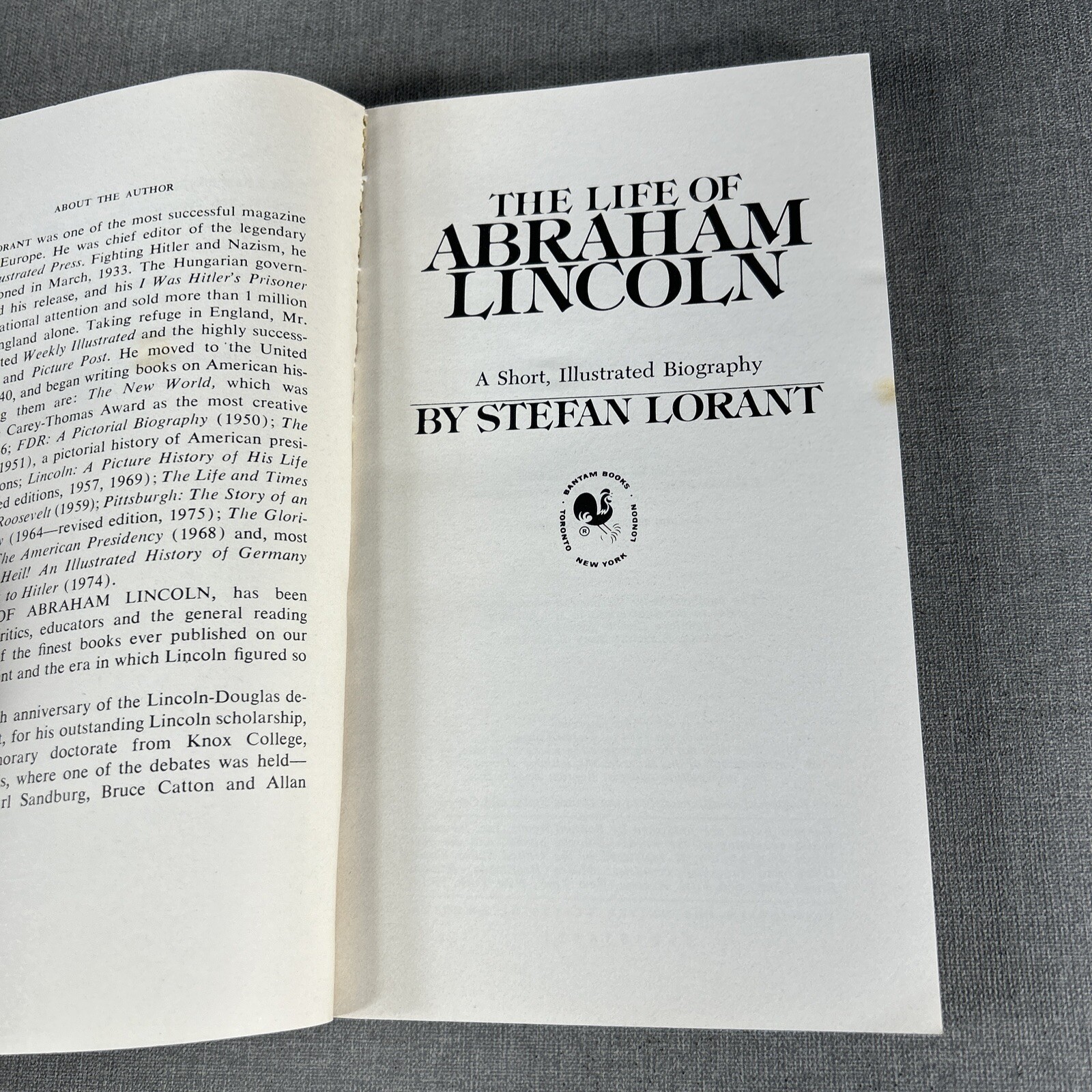 Abraham Lincoln Malice Toward by Oates ~ Stefan Lorant Jim Bishop 3