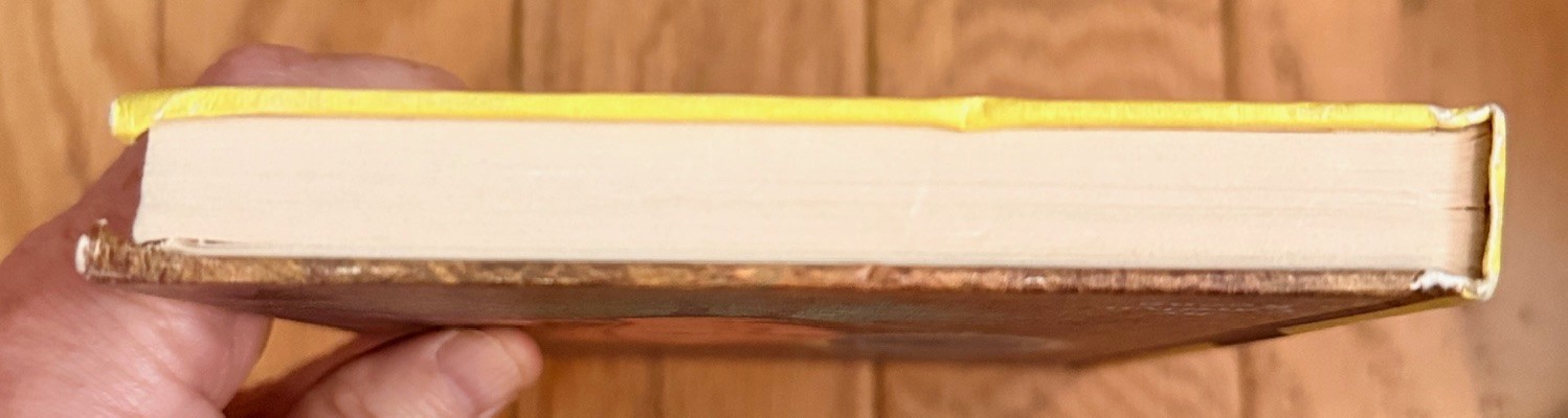 Nancy Drew #45 The Spider Sapphire Mystery Yellow Matte 1968 White Endpapers