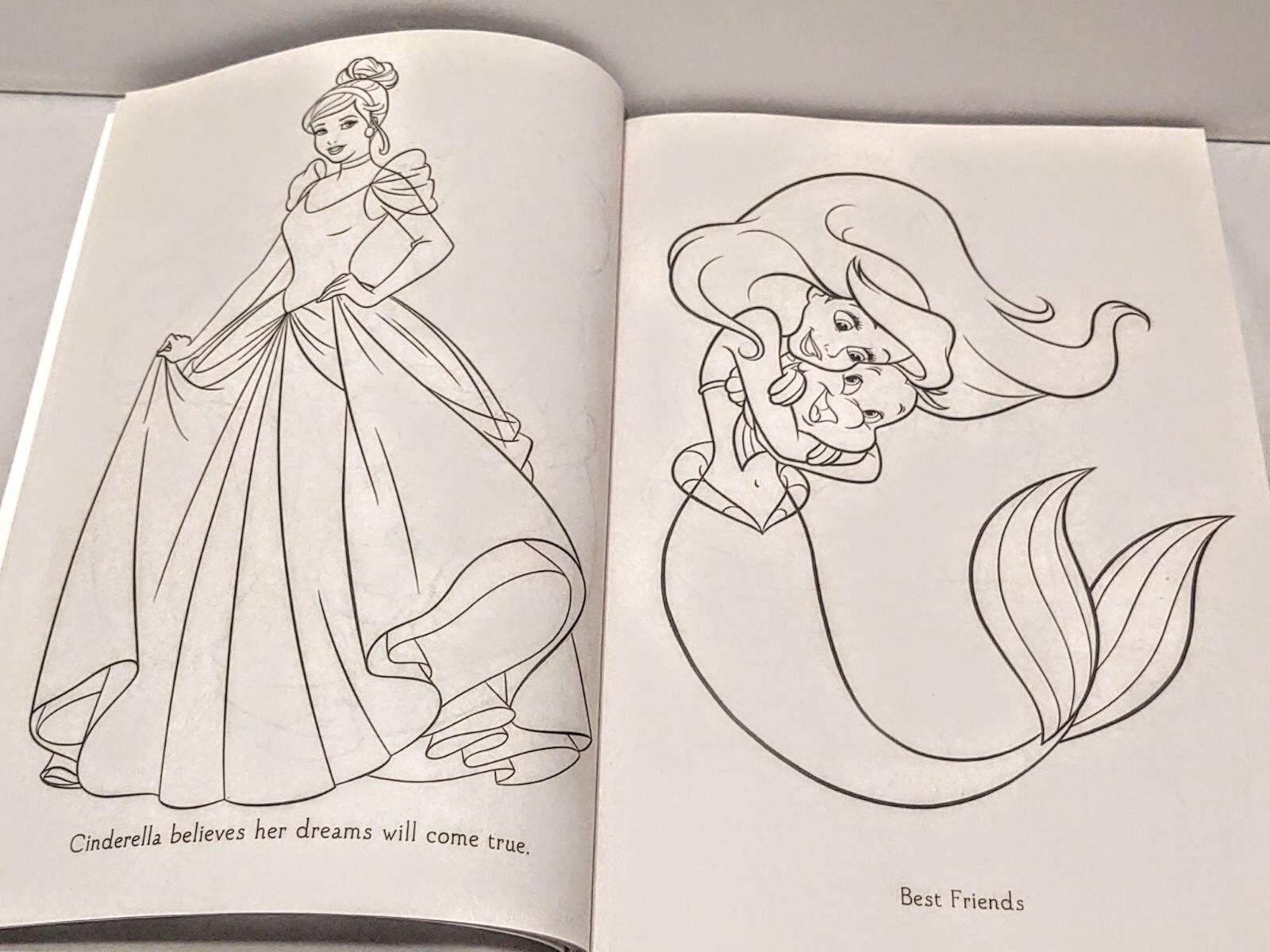 Disney Princess Holiday Dreams Christmas Coloring Book Cinderella Snow White