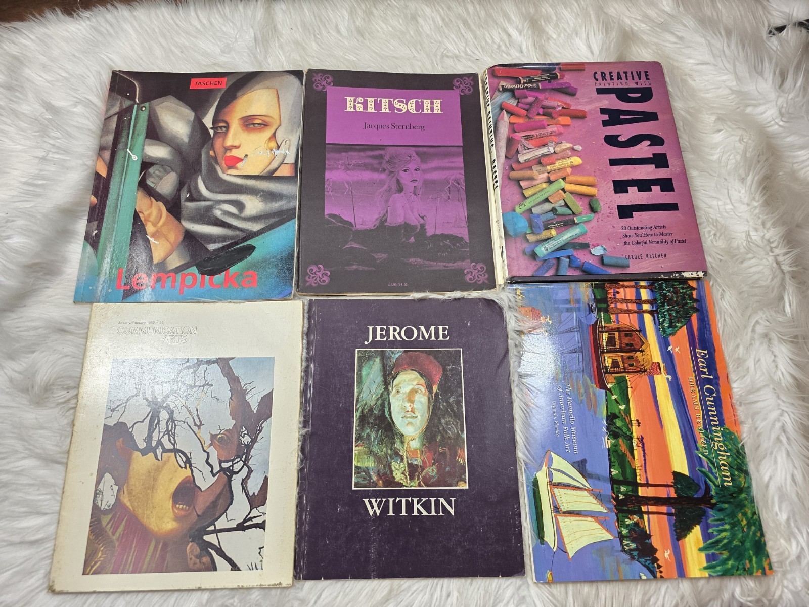 6 Vintage Lot Of Art Design Museum Paintings Books How To Bundle Lot B6