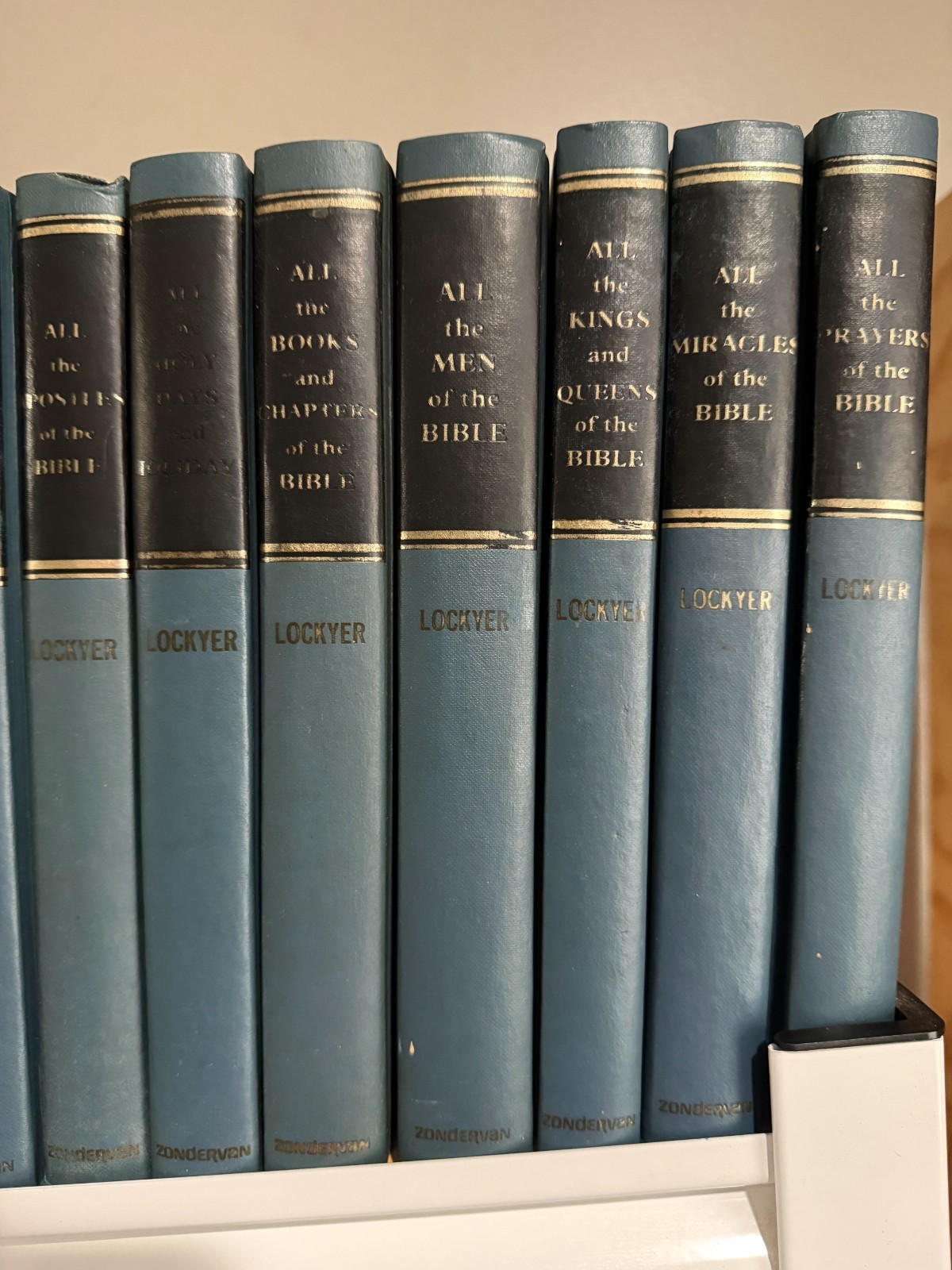 The “All” Series by Herbert Lockyer 17 Volume Set – Partial Set – Zondervan HC