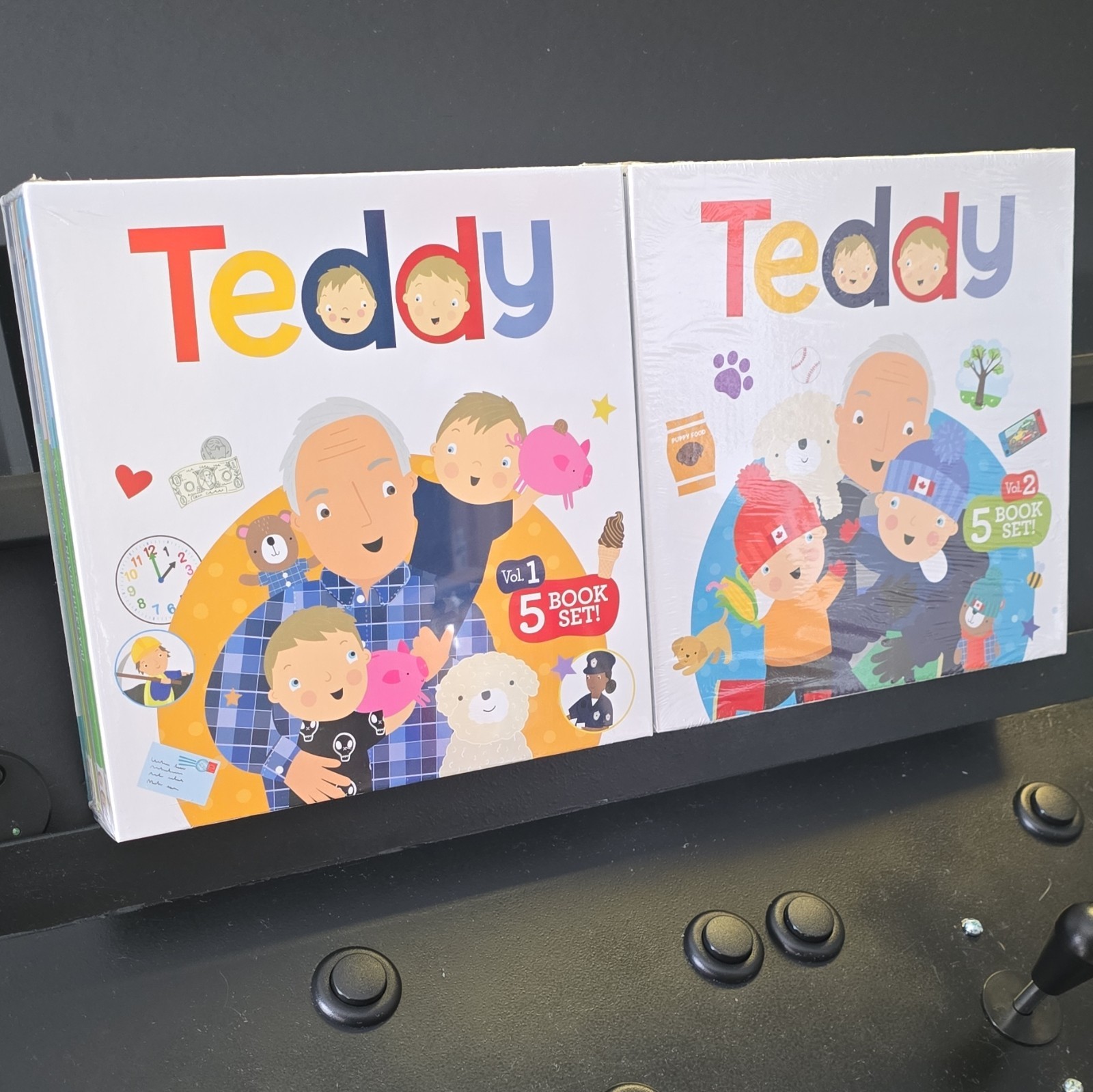 Ryan Cohen Teddy Vol. 1 & 2 5-Book Illustrated Box Set Ages 2-3