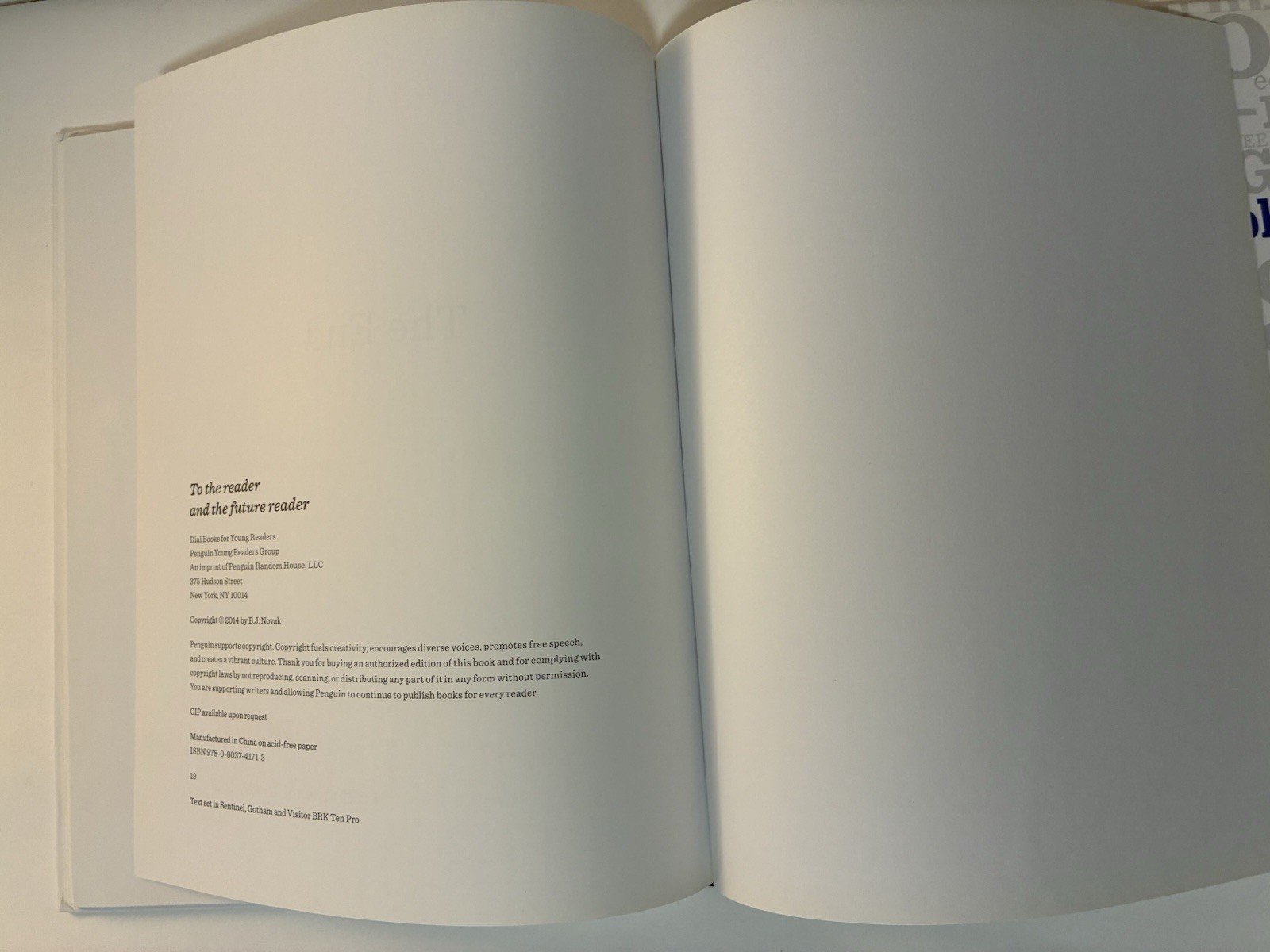 Book with No Pictures by Not Available (2014, Hardcover)