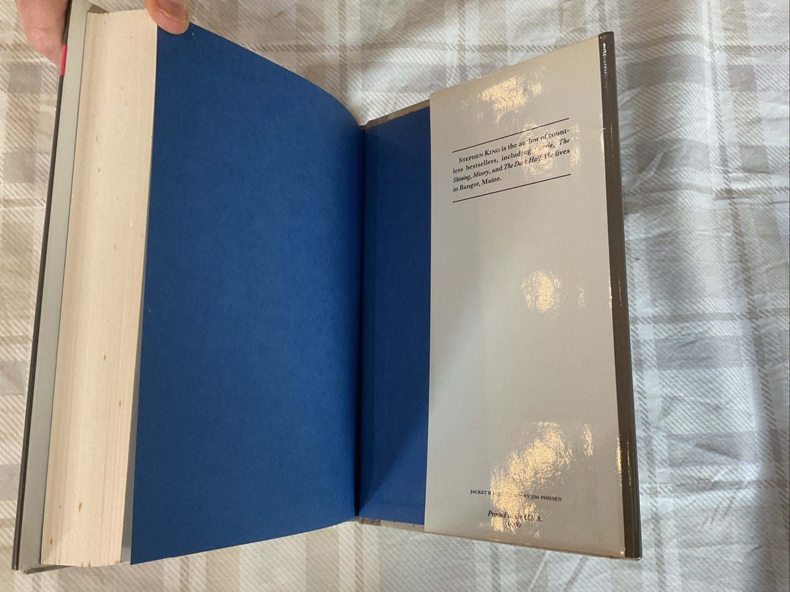 Salem’s Lot by Stephen King Jim Phiesen Art Hardcover Doubleday 1975