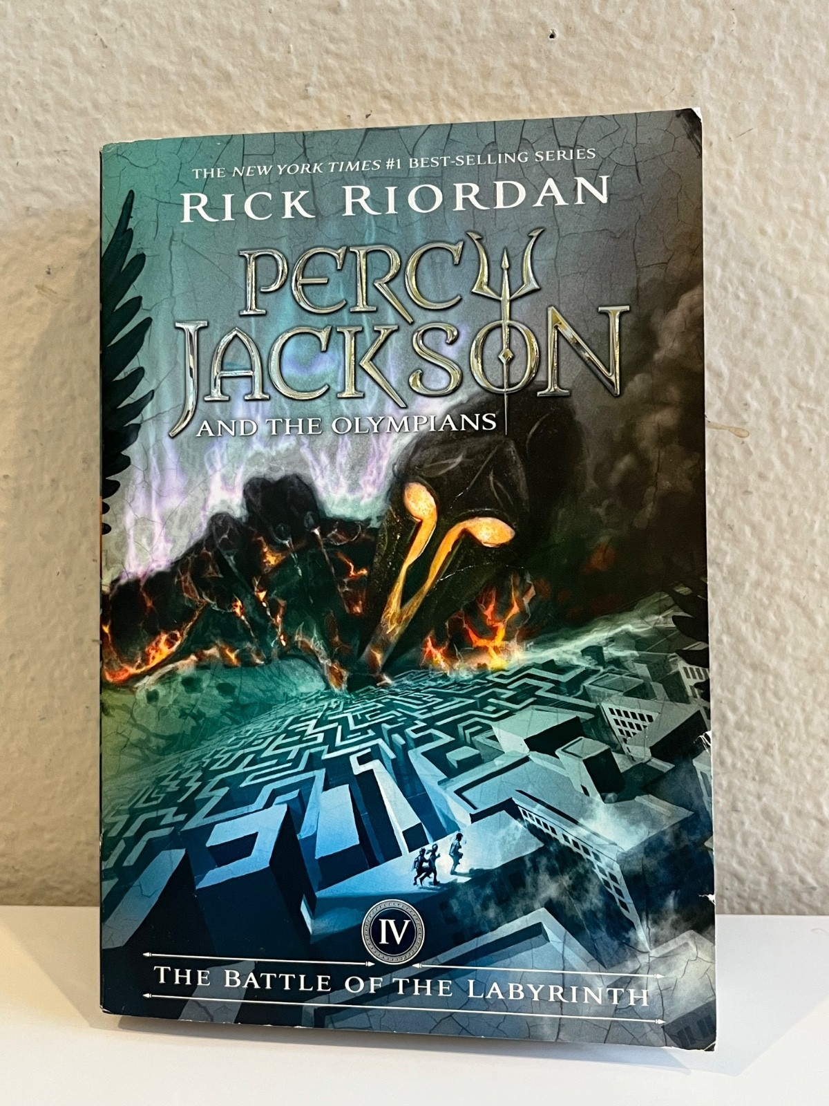 Percy Jackson and the Olympians 4 Book Paperback Set 1-4 by Rick Riordan