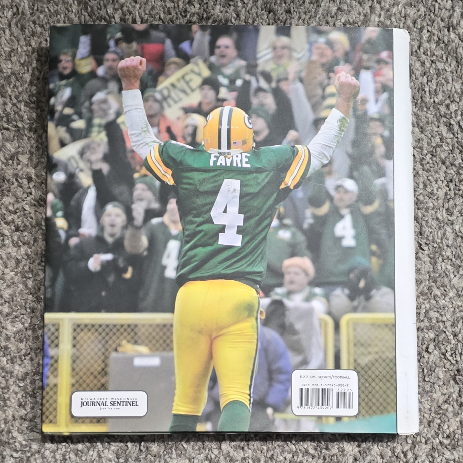 Triumph Books Favre: The Man. The Legend Hardcover Illustrated + CD 2008